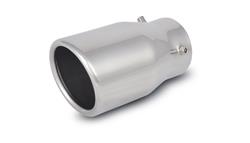 Exhaust Tip, Stainless Steel, Polished, 2.25 in. Inlet, 3.00 in. Outlet, Each
