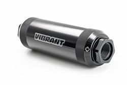 Fuel Filters, Stainless steel, Black, Inline,Directional, Serviceable, 10- Micron, Microglass filter, Each