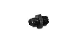 Fitting, Straight, AN to Inverted Flare Adapter, Male -6 AN to x 11/16 in. - 18 Inverted Flare, Aluminum, Black Anodized, each
