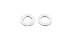Crush Washers, PTFE, -6AN, Bulkhead Fitting, White, Pair
