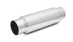 Exhaust Resonator, Stainless Steel, 4.00 Inside Diameter, 18.0 Length, Each