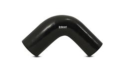 Tubing Coupler, Aramid, Multi-ply, 90-Degree, Silicone, Black, 3 in. Diameter Inlet, 3.25 in. Diameter Outlet, Each