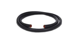 Heater Hose, Reinforced Silicone, Black, 1.250 in. I.D., 5 ft. Length, Each