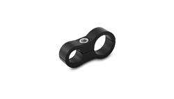 Line Separator, Aluminum, Black, 2 Hose Capacity, 0.438 in. Hose O.D. 0.563 in. Hose O.D., Each