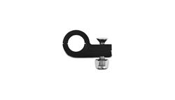 Hose and Line Mounting Clamps, 5/8 in. P-Clamp, Billet Aluminum, 0.625 in. I.D., Black Anodized, Each