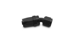 Fitting, Hose End, 30 Degree, -16 AN Female Threads, Aluminum, Black Anodized, Each