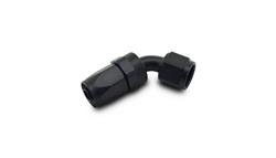 Fitting, Hose End, 60 Degree, -6 AN Female Threads, Aluminum, Black Anodized, Each