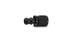 Fitting, Hose End, Straight, -4 AN Female Threads, Aluminum, Black Anodized, Each