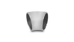 Exhaust Pipe, Schedule 10, 45 degrees Bend, Stainless, Natural, 2.25 in. Bend Radius, 1.50 in. Nominal Pipe Size, Each