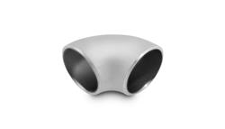 Exhaust Pipe, Schedule 10, 90 degrees Bend, Stainless, Natural, 2.50 in. Nominal Pipe, Tight Bend Radius, Each