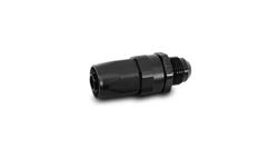Fitting, Swivel Hose End, Aluminum, Black, -6 AN Hose, -6 AN Male Thread, Straight, Each