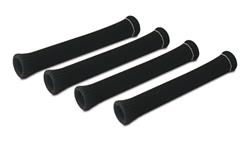 Spark Plug Boot Protectors, Spark Plug Boot Insulators, Slip-on, 1,200 degrees F, Black, 0.750 in. Diameter, 6.000 in. Length, Set of 4