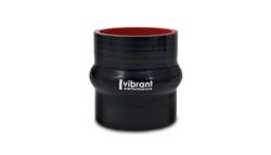 Air Intake Tube, Silicone, Black, Hump Style, 3.50 in. Inlet, 3.50 in. Outlet, 3.0 in. Length, Each