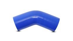 Air Intake Tube, Silicone, Blue, 45 Degree Elbow, 3.00 in. Inlet, 3.00 in. Outlet, 12.0 in. Length, Each