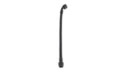 Hose, Pre-Assembled, PTFE Lined, Braided Nylon, Black, 18 in. Length, -10 AN Fittings, Straight, 45 Degree, Female Threads, Each