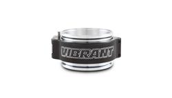 Tubing Coupler, HD Clamp Assembly, 2.00 in. O.D. Tubing, Billet Aluminum, Anodized Black Clamp, Each