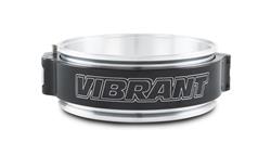 Tubing Coupler, HD Clamp Assembly, 5.00 in. O.D. Tubing, Billet Aluminum, Anodized Black Clamp, Each
