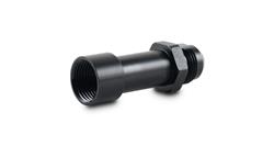 Turbo Oil Drain, -10 AN, 3 in. Length, Aluminum, Black Anodized, Each