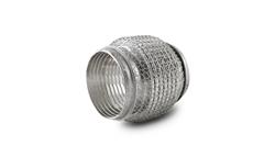 Exhaust Flex Pipe, Liteflex Coupling with Interlock Liner, Weld-on, Stainless Steel, 3.00 in. Inlet/Outlet, 4 in. Long, Each
