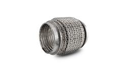 Exhaust Flex Pipe, Liteflex Coupling with Interlock Liner, Weld-on, Stainless Steel, 2.50 in. Inlet/Outlet, 4 in. Long, Each