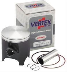 Piston and Ring Kit, Replica, Cast Aluminum, 90.500mm Bore, for use on Honda®, Kit