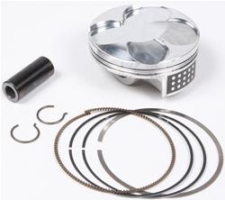 Piston and Ring Kit, High-Compression, Forged Aluminum, 78.000mm Bore, 14.30 to 1 Compression, Husaberg, Husqvarna, KTM, Kit