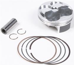 Piston and Ring Kit, High-Compression, Forged Aluminum, 77.000mm Bore, 13.90 to 1 Compression, Suzuki, Kit