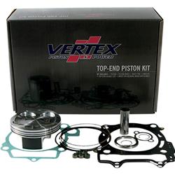 Top-End Piston Kit, Cast Aluminum, 66.400mm Bore, Husqvarna, KTM, Kit
