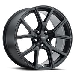 Voxx Replica Track Hawk matte black wheels are available in a variety of diameters, widths, and other...