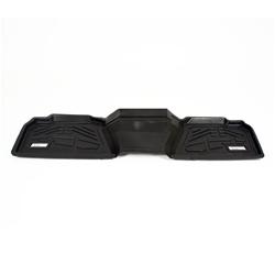 Floor Mats, Sure-Fit, Second Seat, Plastic, Black, Ford, Set