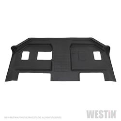 Mat, Sure-Fit, Third Seat, Bench Only, Rubberized/Thermoplastic, Molded, Black, Cadillac, Chevrolet, GMC, Truck, Each