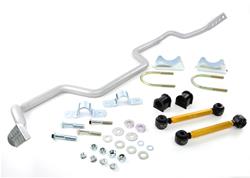 Sway Bar, Rear, Solid, Steel, Silver Powdercoated, 27.00mm Diameter, Ford, Kit