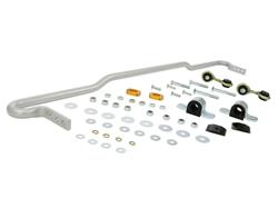 Sway Bar, Rear, Solid, Steel, Silver Powdercoated, 22.00mm Diameter, Subaru, Kit