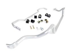 Sway Bars, Front and Rear, Steel, Silver Powdercoated, Toyota, Kit