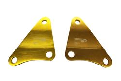 Chassis Brace, Front Control Arm Supports, Aluminum, Gold Anodized, Subaru, Pair