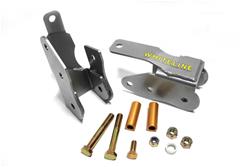 Control Arm Brackets, Rear, Steel, Gray Powdercoated, Ford, Kit