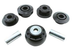 Differential Housing Mount Bushings, Polyurethane, Black, Rear, for Nissan, Infiniti, Kit