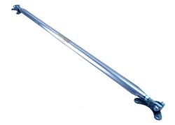 Strut Tower Brace, Rear, Aluminum, Polished, for Nissan, Each