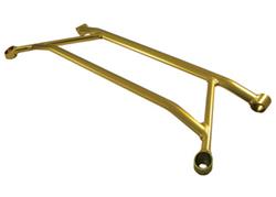 Chassis Brace, Front Control Arm Supports, Aluminum, Gold Anodized, Subaru, Each