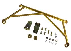 Chassis Brace, Front Control Arm Supports, Aluminum, Gold Anodized, Ford, Each