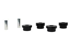 Differential Housing Mount Bushings, Polyurethane, Black, Rear, Mitsubishi, Kit
