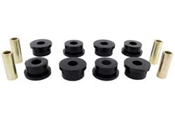 Trailing Arm Bushings, Polyurethane, Black, Rear, Lexus, Toyota, Kit