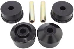 Rear Beam Axle Bushings, Polyurethane, Black, Audi, Volkswagen, Kit