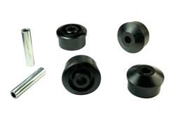 Rear Beam Axle Bushings, Polyurethane, Black, Chevy, Pontiac, Kit