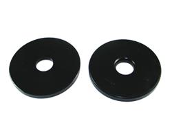 Coil Spring Pad, 16mm, Polyurethane, Black, BMW, Pontiac, Rear Lower, Pair