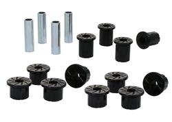 Leaf Spring Bushings, Polyurethane, Black Toyota, Kit