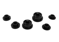 Crossmember Subframe Bushings, Polyurethane, Black, Pontiac, Kit