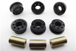 Differential Housing Mount Bushings, Polyurethane, Black, Rear, Chevy, Pontiac, Kit