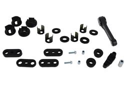 Bushing Kit, Essential Vehicle Kit, Front, Rear, Polyurethane, Black, Toyota, Kit