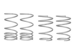 Lowering Springs, Coil, Front and Rear, Progressive Rate, Silver Powdercoated, Subaru, Set of 4